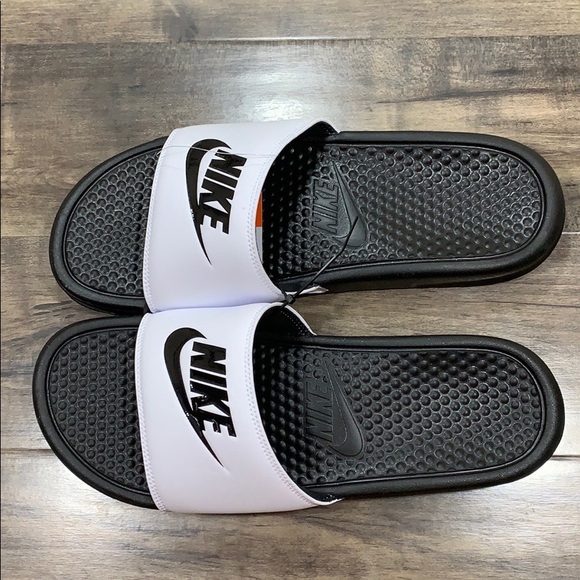 Nike Other - NIKE BENASSI JDI SLIDES white/black-black men’s